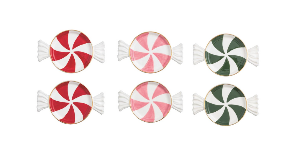 CANDY TIDBIT PLATE - 3 COLORS