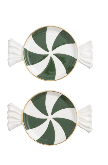 CANDY TIDBIT PLATE - 3 COLORS