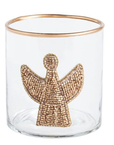 BEADED TEA LIGHT HOLDER - 4 STYLES