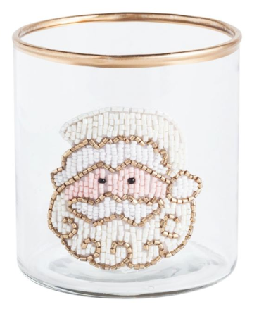 BEADED TEA LIGHT HOLDER - 4 STYLES