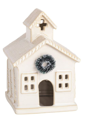 CERAMIC CHURCH SITTER - 3 SIZES