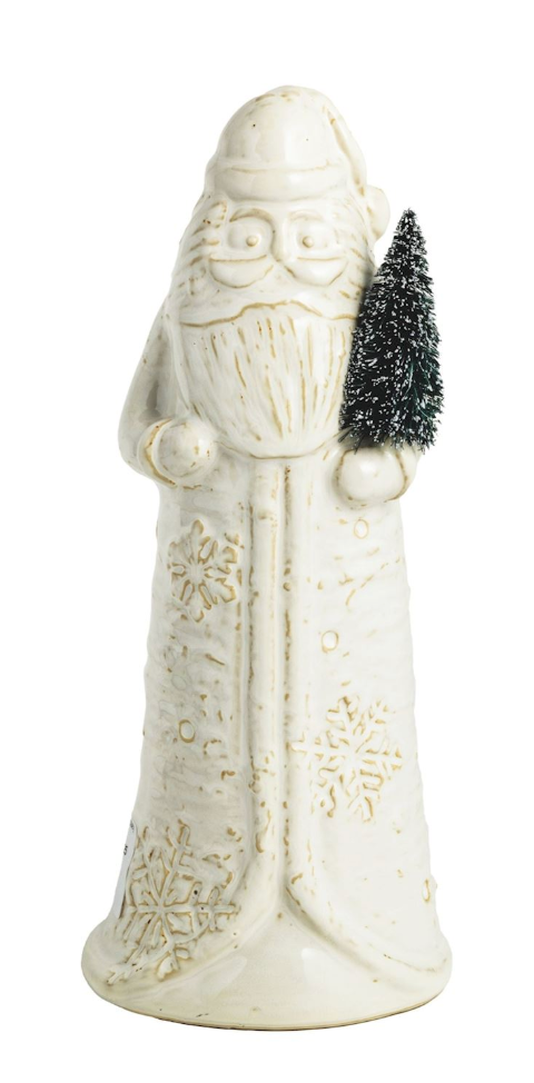 WHITE CHRISTMAS SANTA SITTER - 2 SIZES