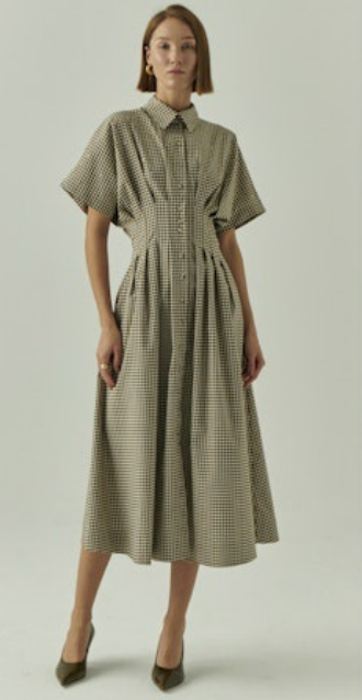 DREAM DRESS - CREAM/MINK