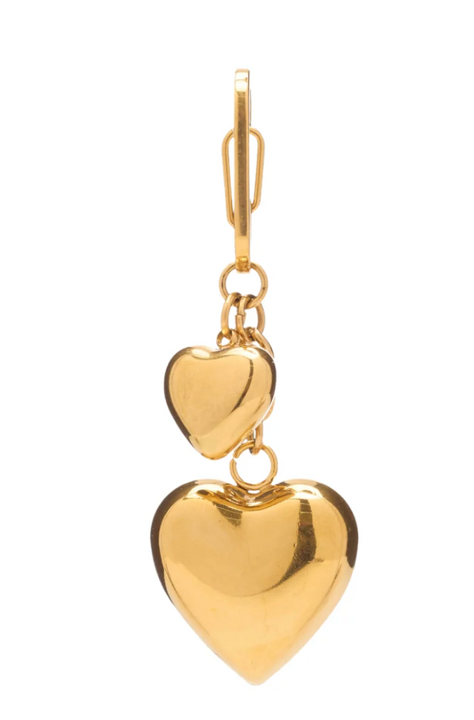 PUFFY HEART BAG CHARM