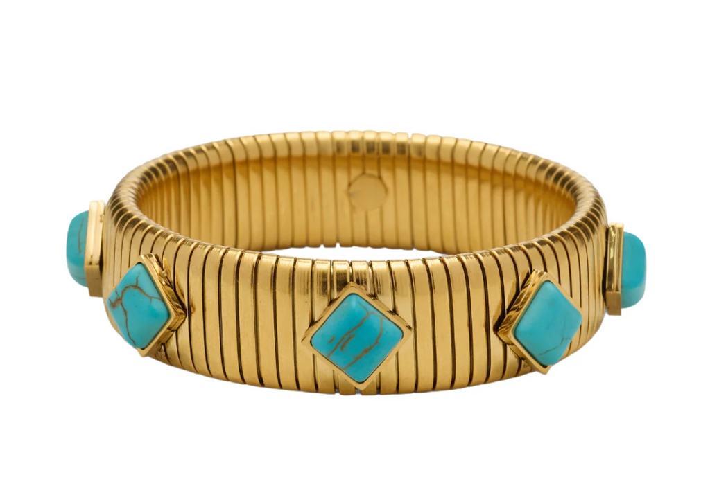 TURQUOISE TUBE BRACELET