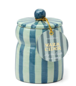 CABANA CERAMIC CANDLE 6.5OZ - WARM CIDER