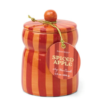 CABANA CERAMIC CANDLE 6.5OZ - SPICED APPLE