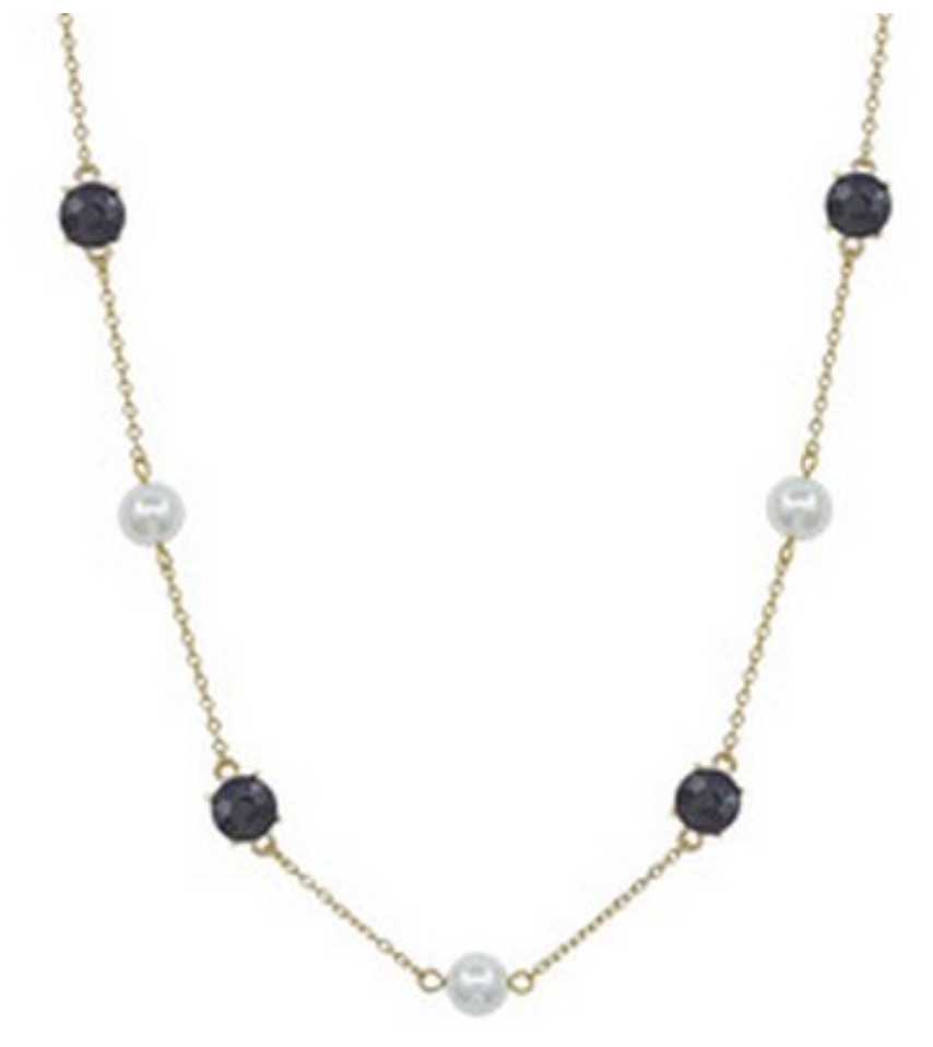 BEIBER BLACK PEARL NECKLACE