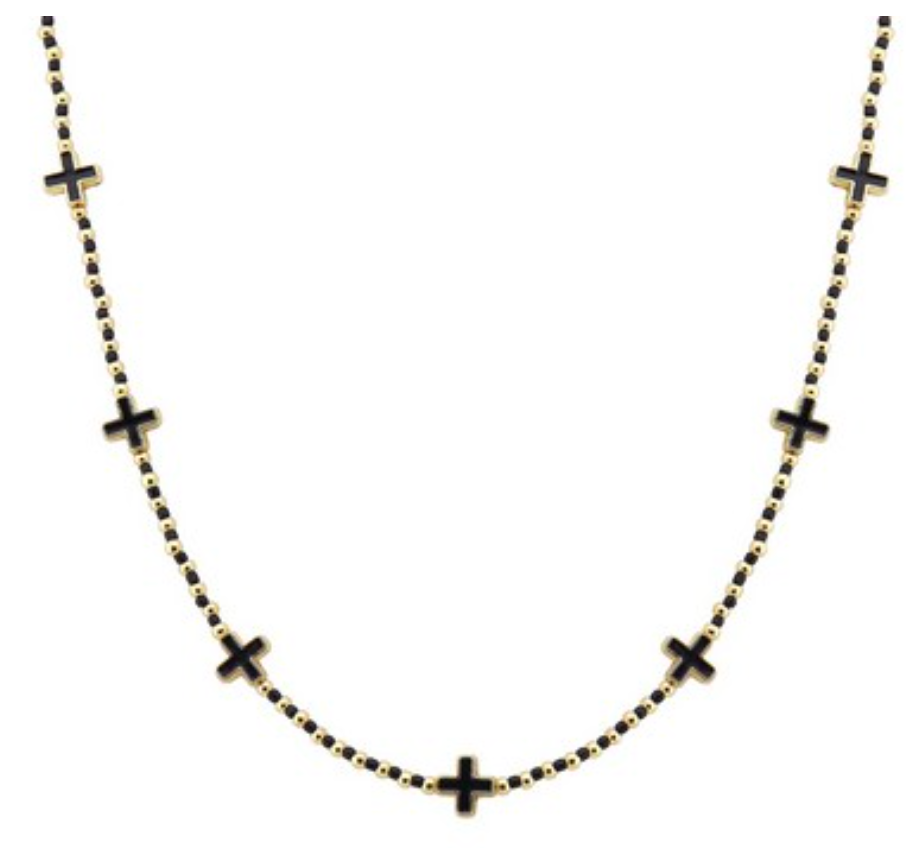 AMAL BLACK NECKLACE
