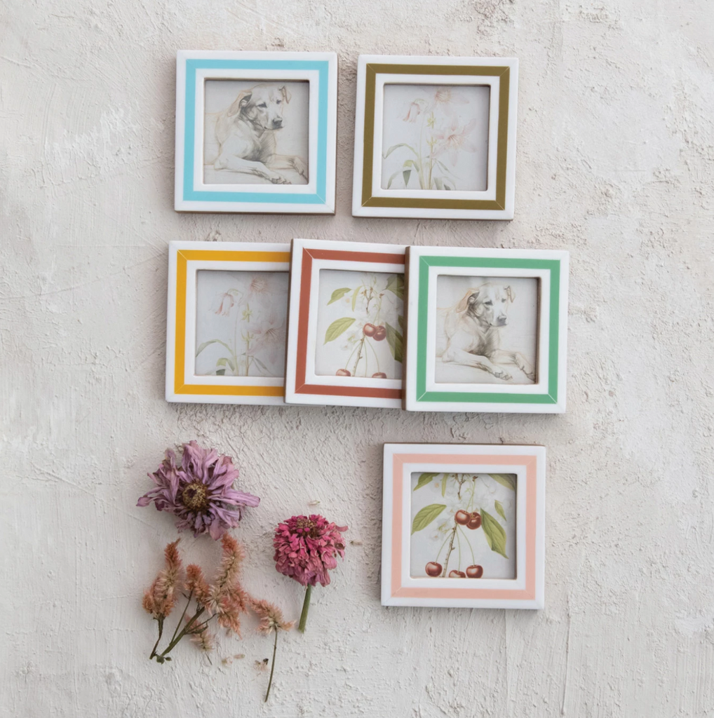 RESIN PHOTO FRAME - 6 COLORS