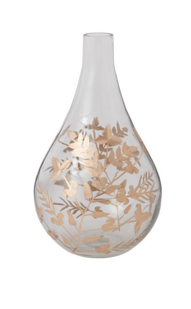 GILD LEAF VASE - IN STORE PICK UP ONLY!