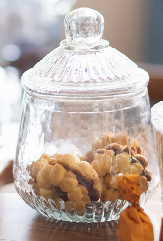 BISTRO GLASS BISCUIT JAR
