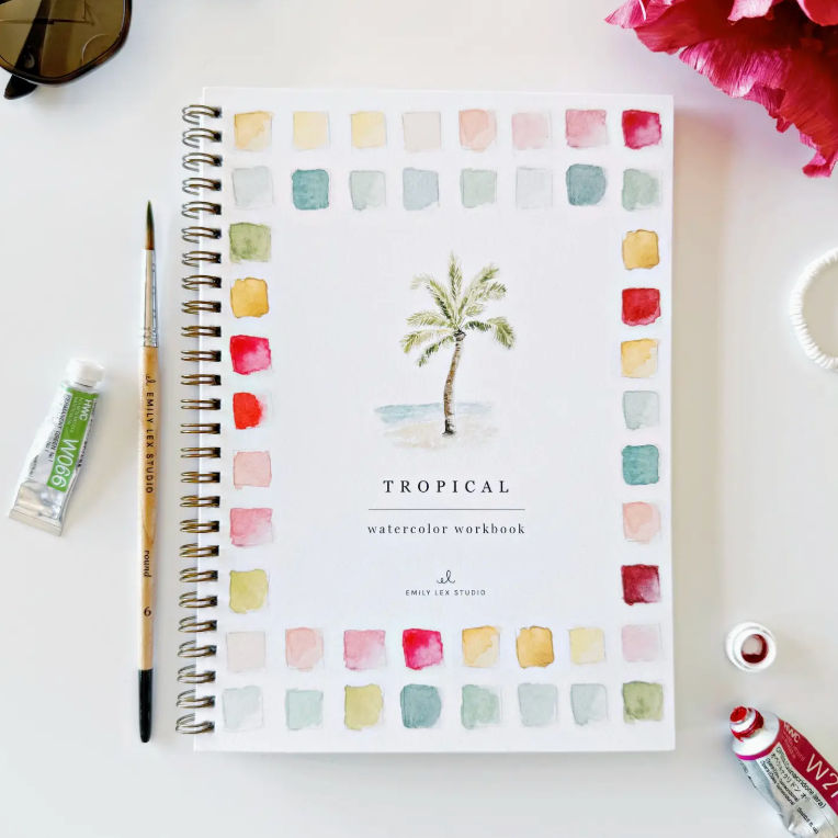 TROPICAL WATERCOLOR WORKBOOK