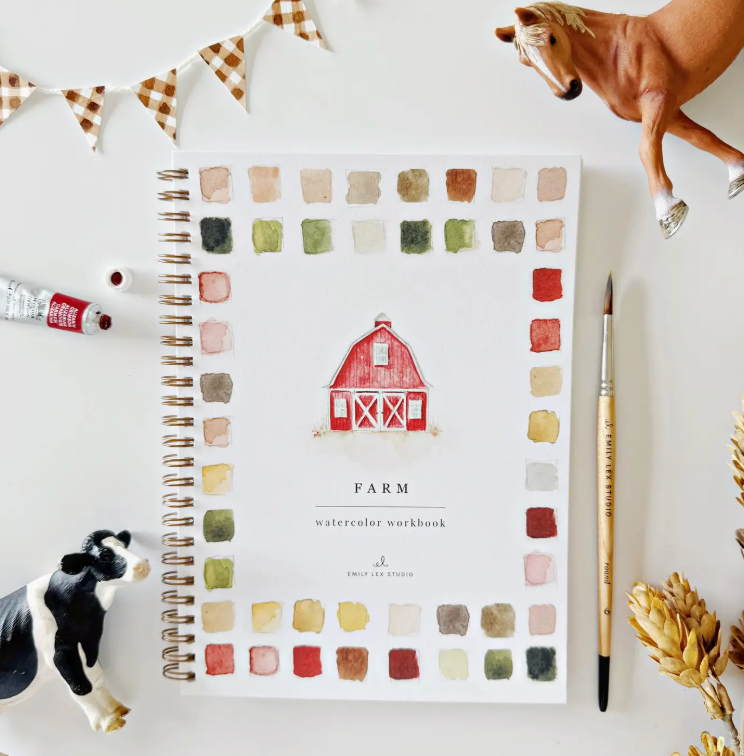 FARM WATERCOLOR WORKBOOK