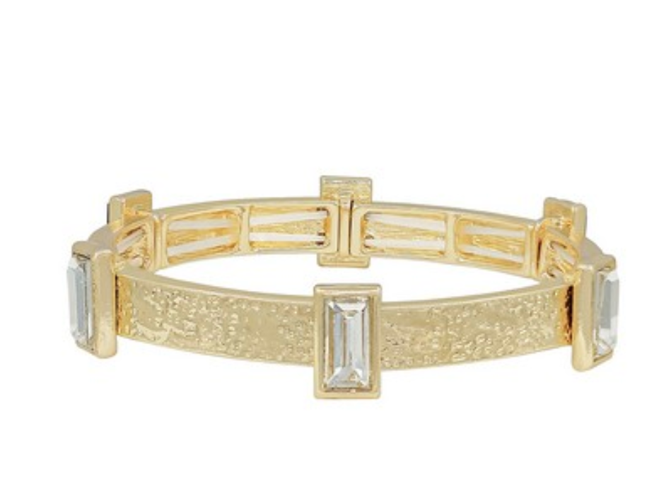 IDA GOLD CLEAR BRACELET