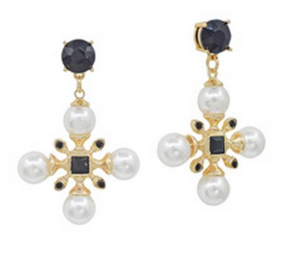 NAN BLACK EARRINGS