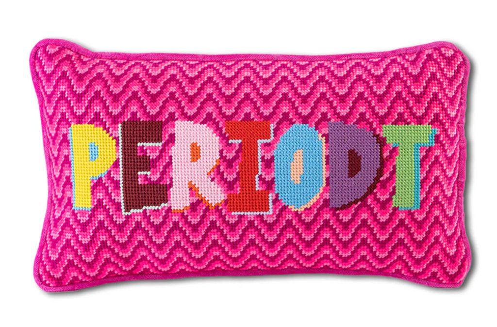 PERIODT NEEDLEPOINT PILLOW