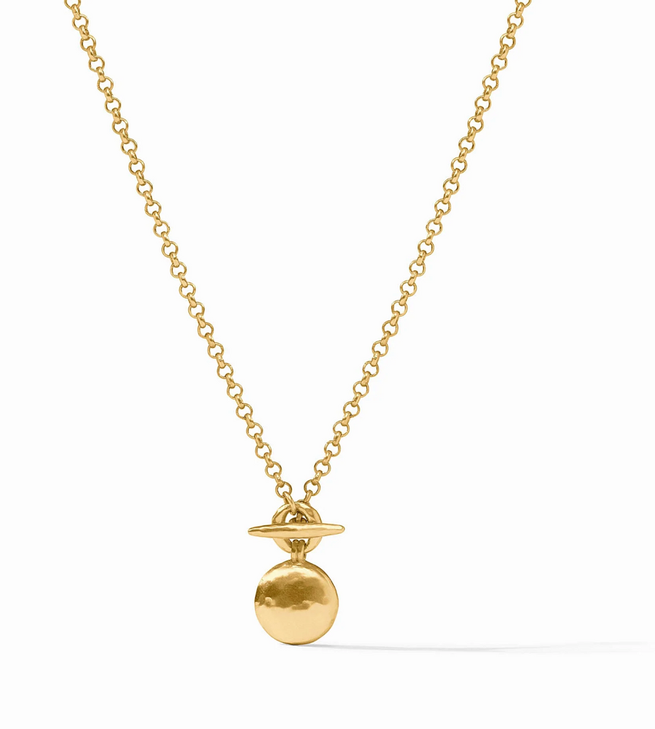 JULIE VOS SOLARA DELICATE NECKLACE - GOLD