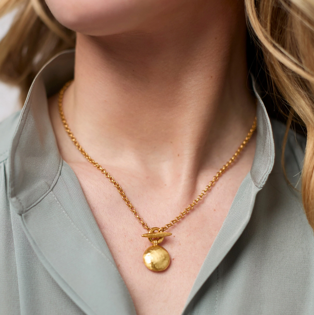 JULIE VOS SOLARA DELICATE NECKLACE - GOLD