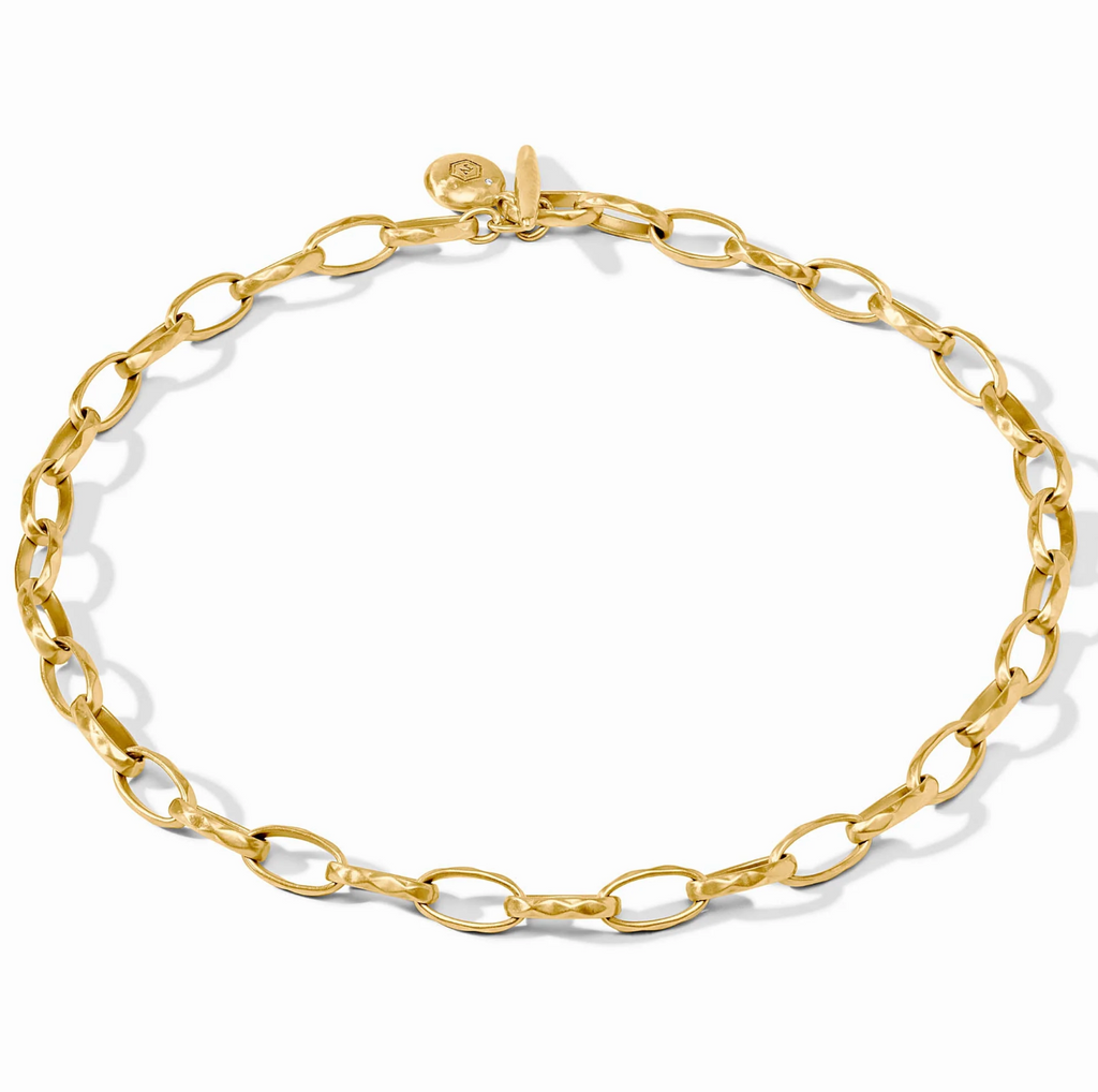JULIE VOS SOLARA LINK NECKLACE - GOLD