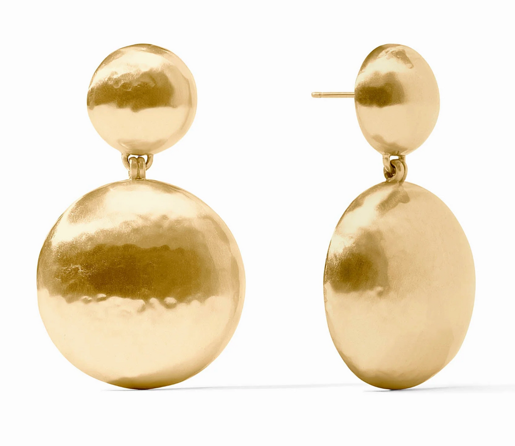 JULIE VOS SOLARA STATEMENT EARRING - GOLD