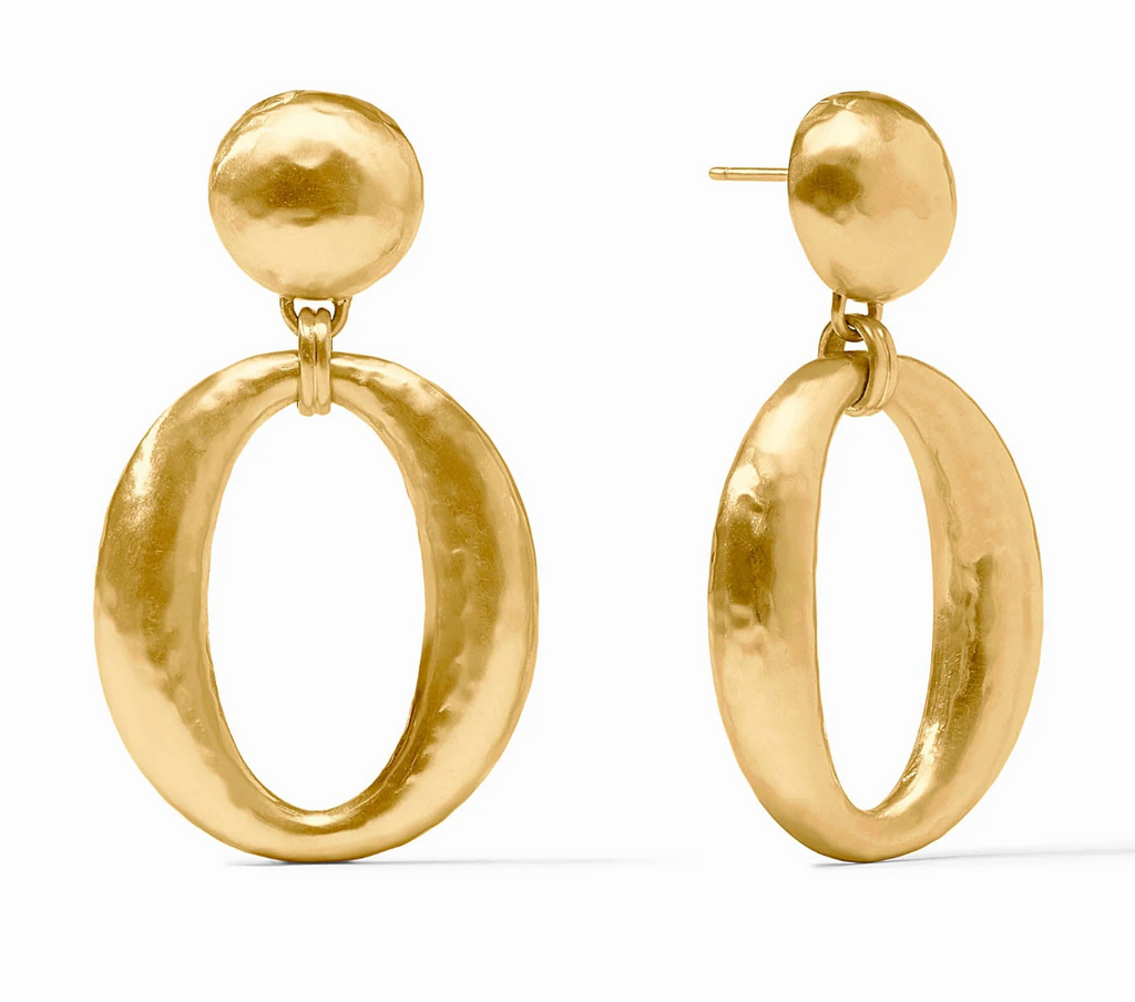 JULIE VOS SOLARA ORBIT STATEMENT EARRING - GOLD