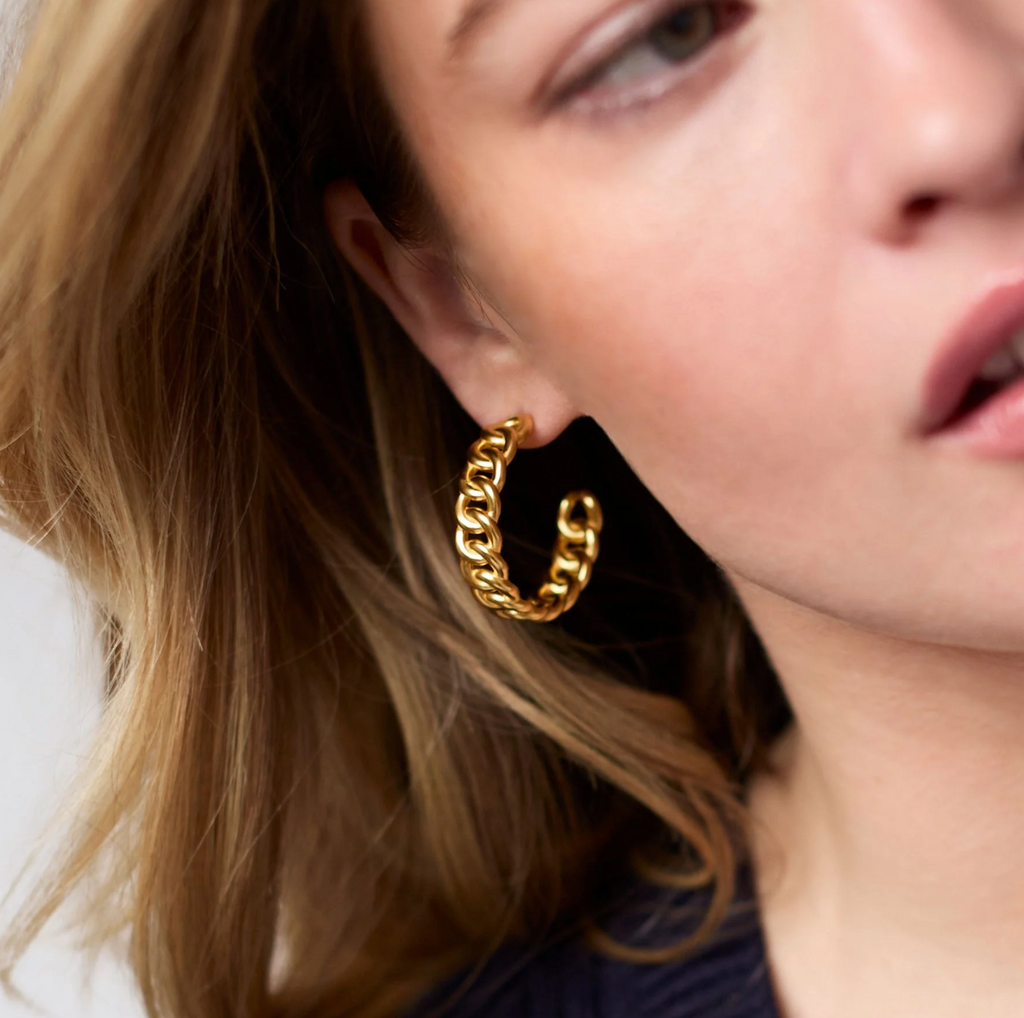 JULIE VOS DOLCE HOOP - MEDIUM - GOLD