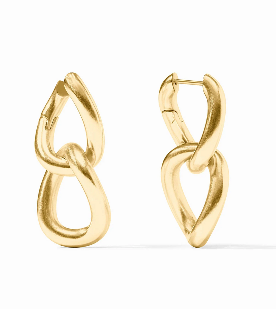 JULIE VOS DOLCE 2-IN-1 EARRING - GOLD
