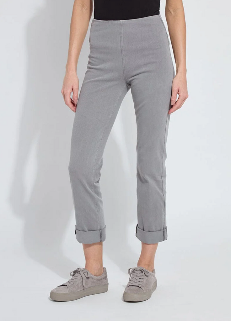 LYSSE' BOYFRIEND DENIM - ANTIQUE WASH DARK GREY