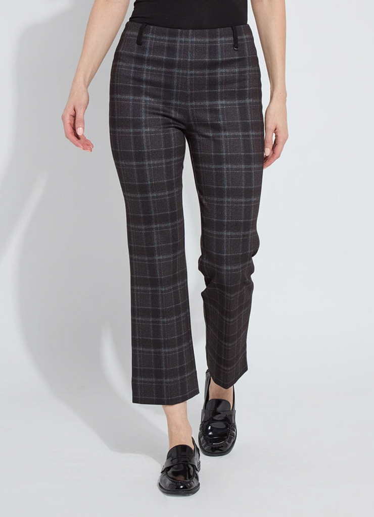 LYSSE' BABY BOOT ANKLE PANT - BRISTOL PLAID