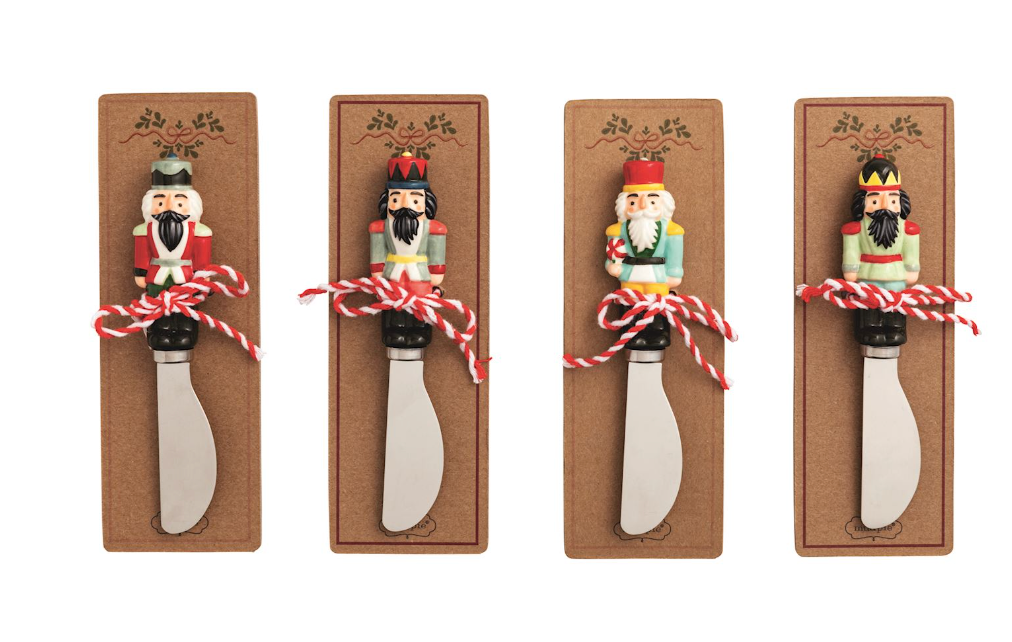 CERAMIC NUTCRACKER SPREADERS