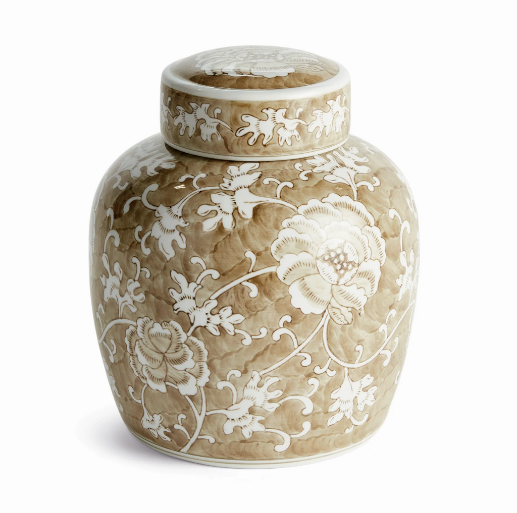 PROVINCE LOTUS LIDDED GINGER JAR - IN-STORE PICK-UP ONLY