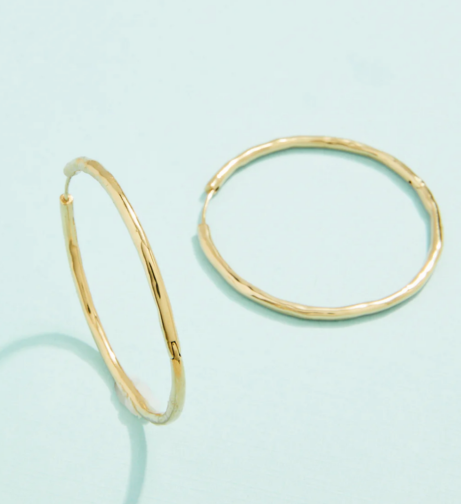 MOONGLADE HOOP EARRINGS 40MM GOLD