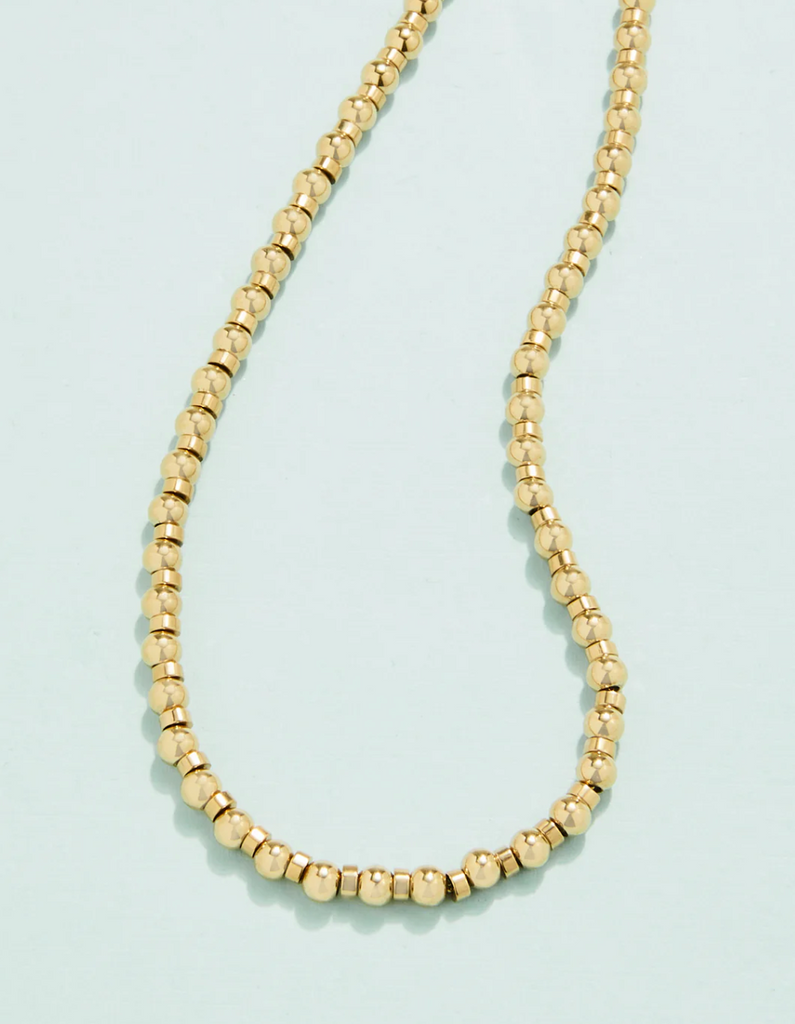 SHELTER COVE NECKLACE 16" 4MM GOLD