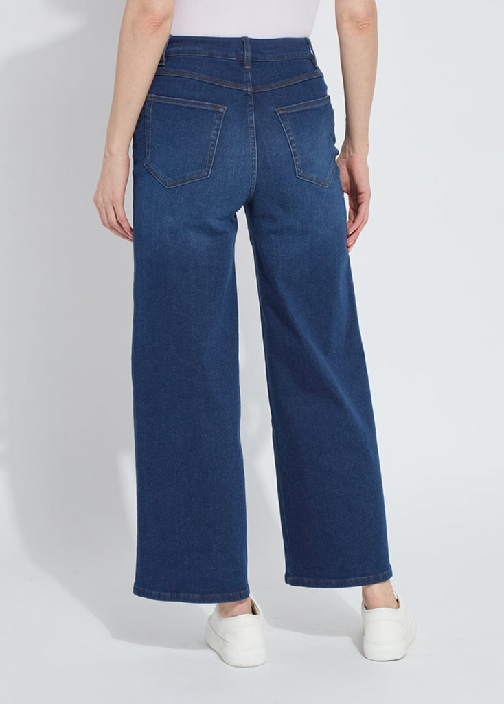 LYSSE' SYLVIE WIDE LEG PREMIUM DENIM - INDIGO BLACK