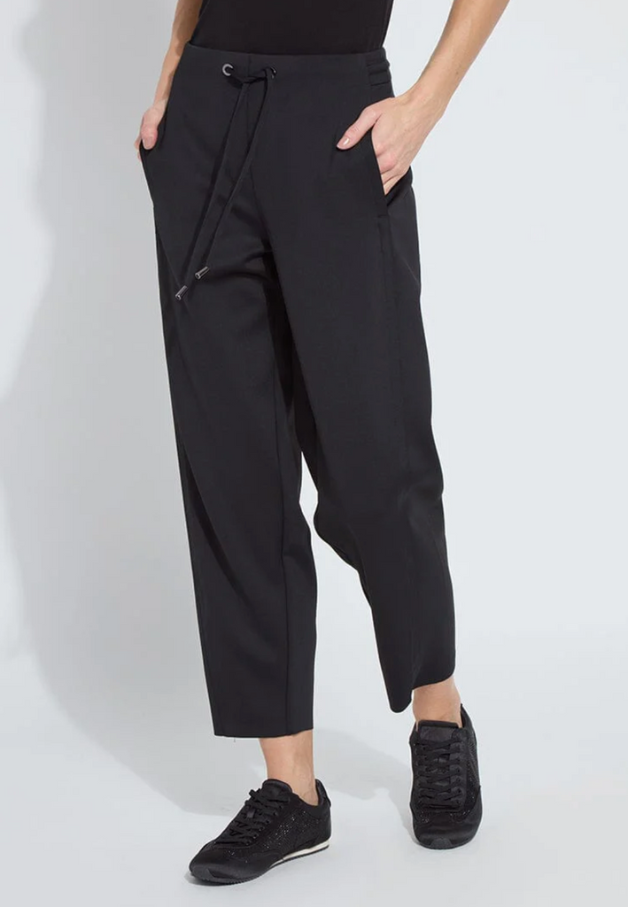LYSSE' DESI NEOPRENE BARREL JOGGER - BLACK