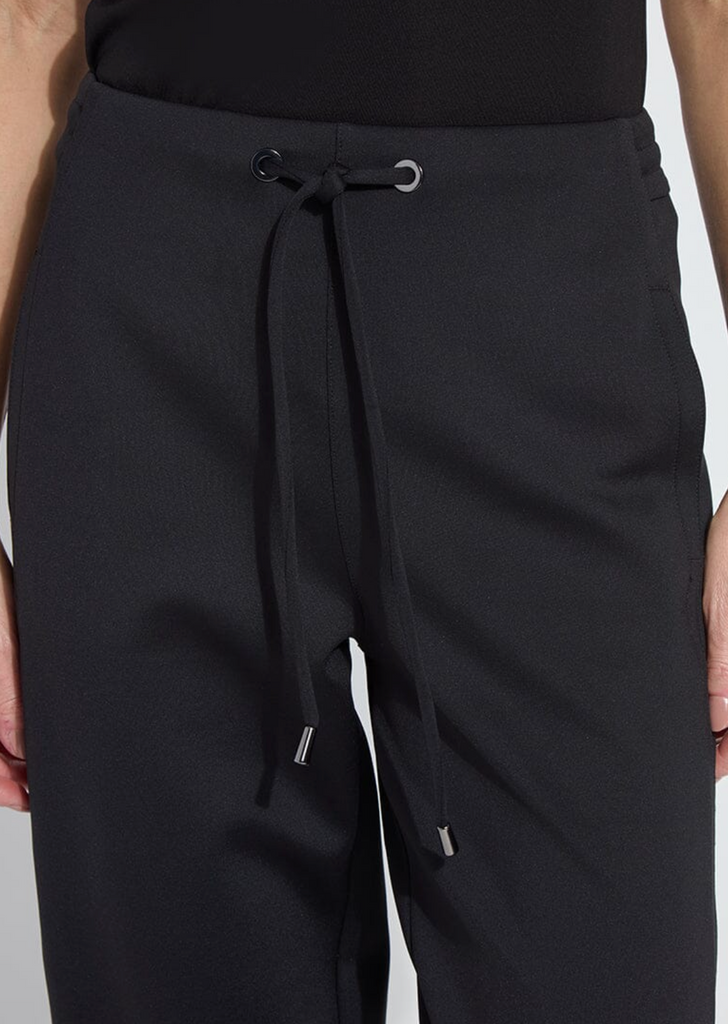 LYSSE' DESI NEOPRENE BARREL JOGGER - BLACK