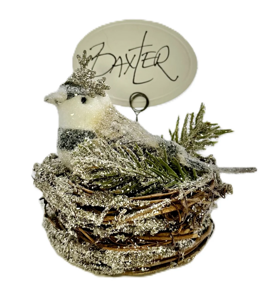 BIRD CARD HOLDER - PINE