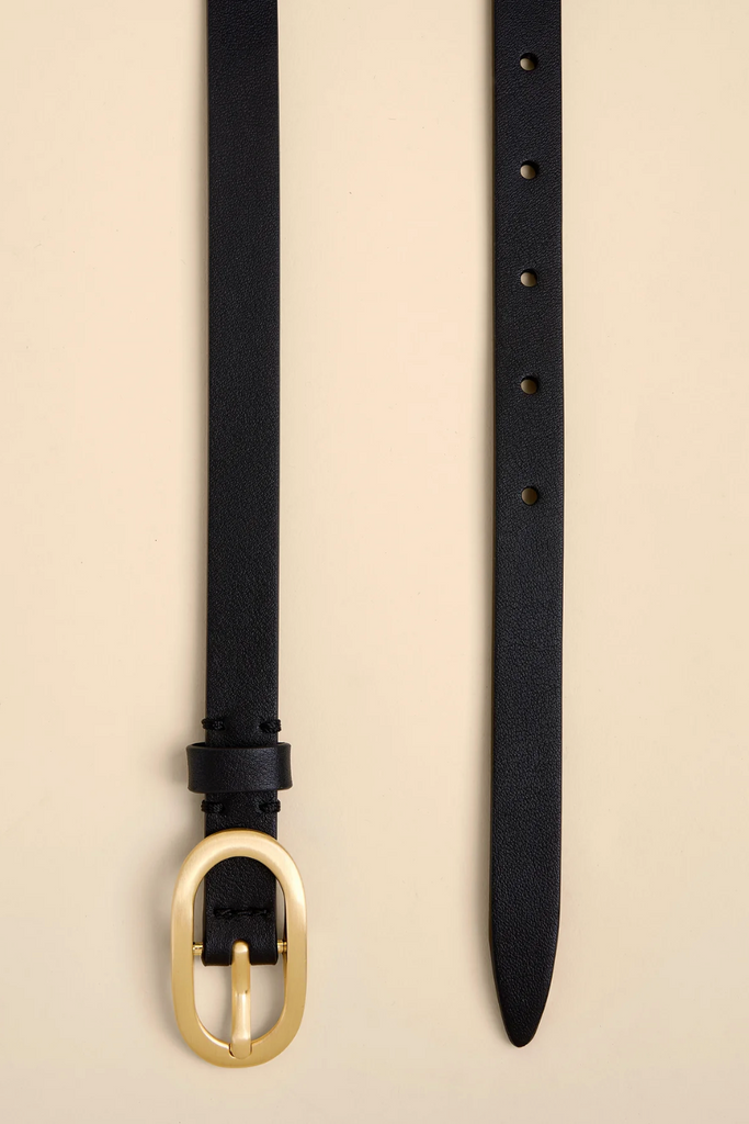 SIREN SKINNY BELT - BLACK