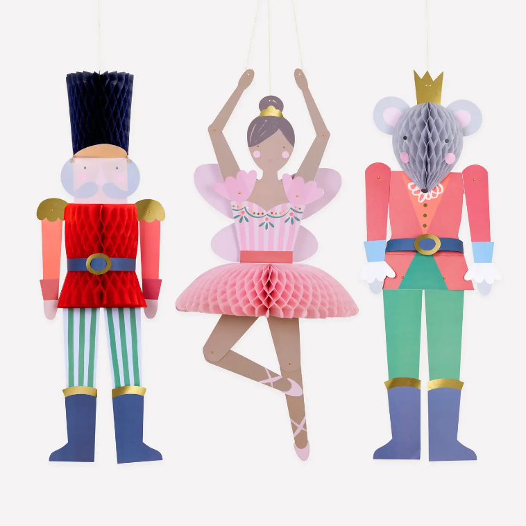 NUTCRACKER BALLET GIANT HANGING DECORATIONS