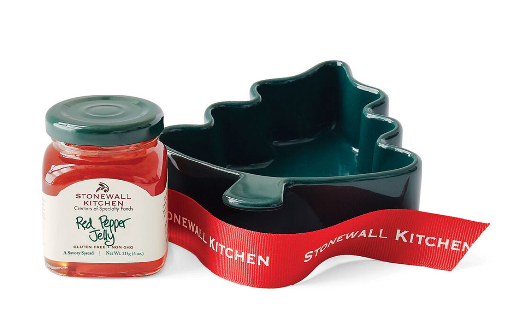 RED PEPPER JELLY TREE RAMEKIN GIFT