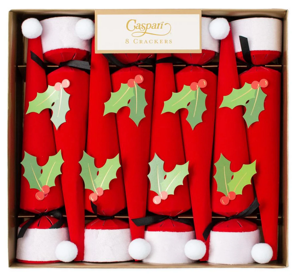 SANTA HAT CHRISTMAS CONE CRACKERS