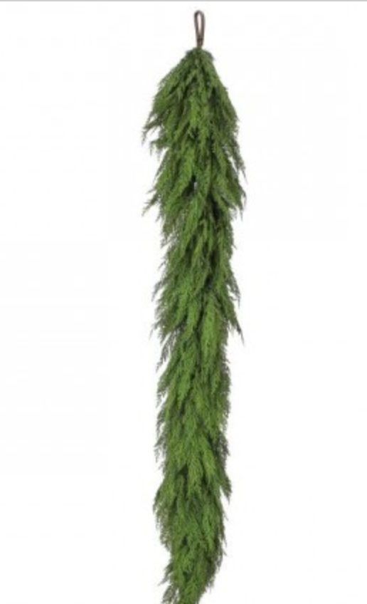 REAL TOUCH PREMIUM CEDAR GARLAND 72"