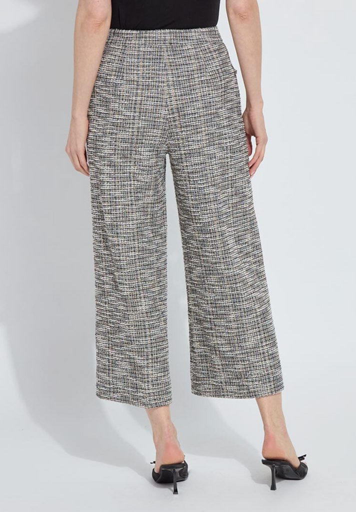 LYSSE CHARLOTTE ANKLE ST TWEED PALAZZO  - MULTI COLOR