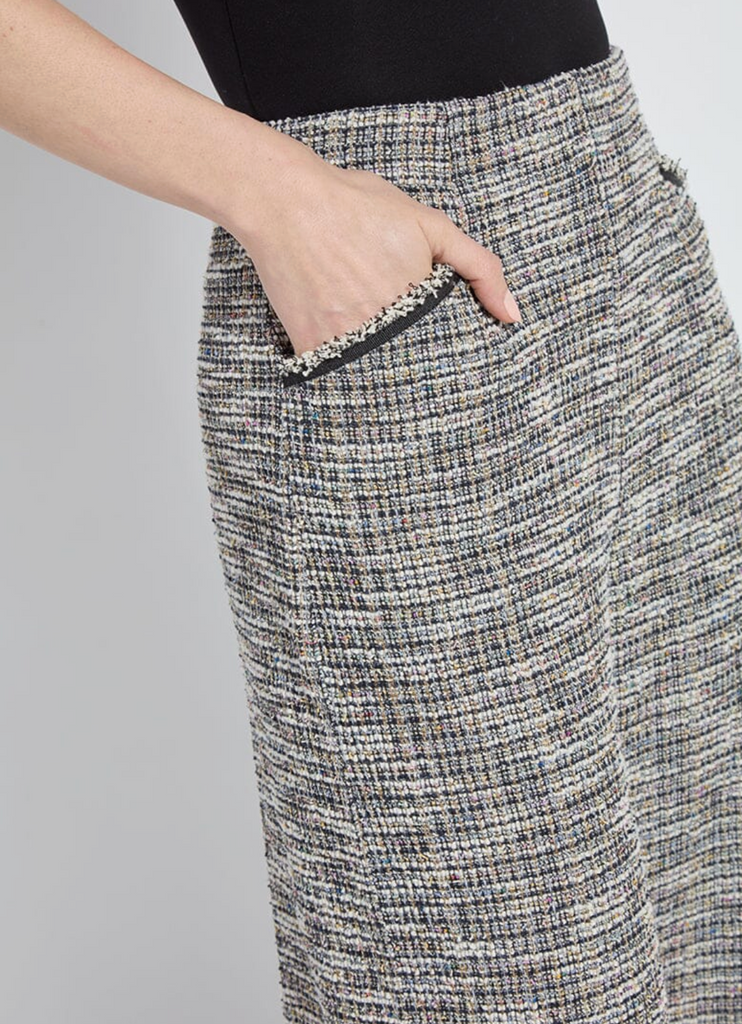 LYSSE CHARLOTTE ANKLE ST TWEED PALAZZO  - MULTI COLOR