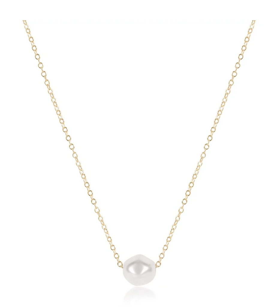 E NEWTON 16" NECKLACE  GOLD - ADMIRE PEARL