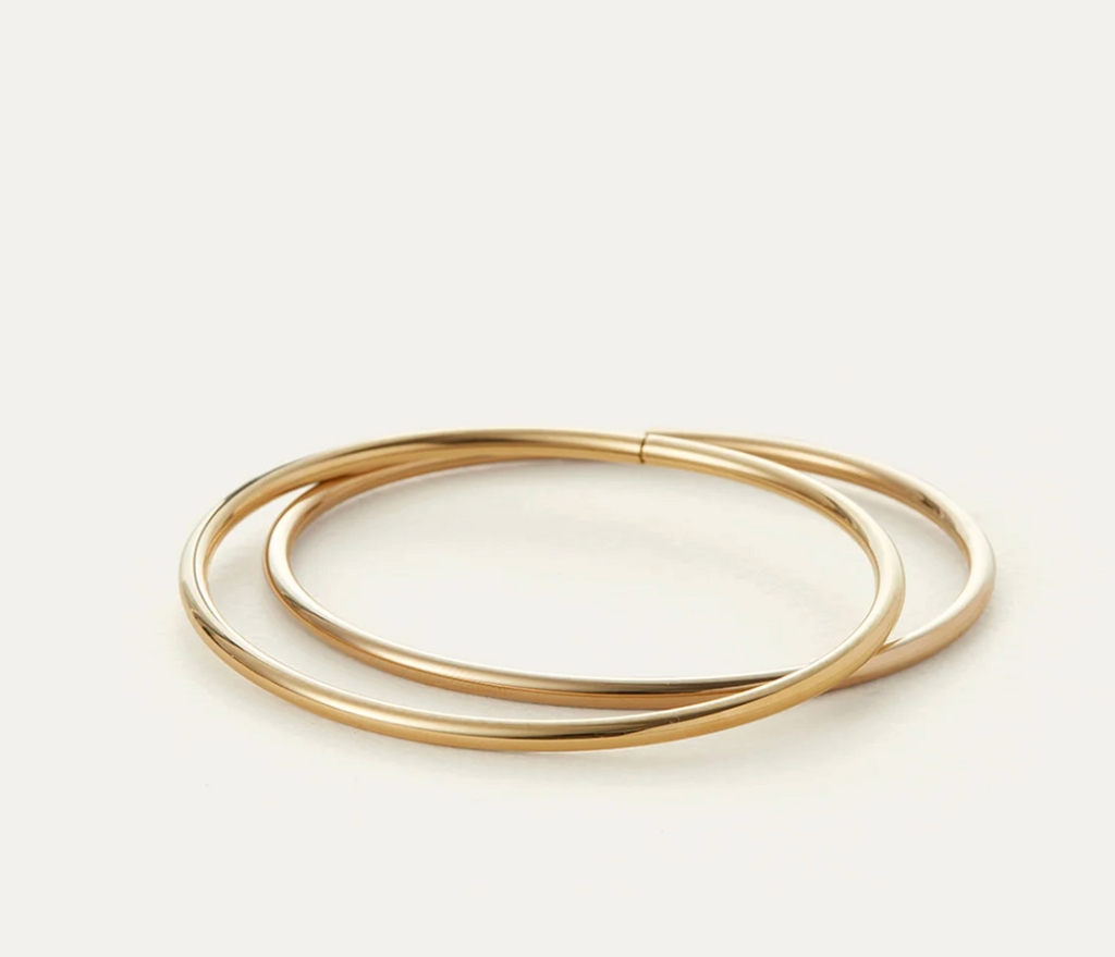 DANE BANGLE SET OF 2 - GOLD