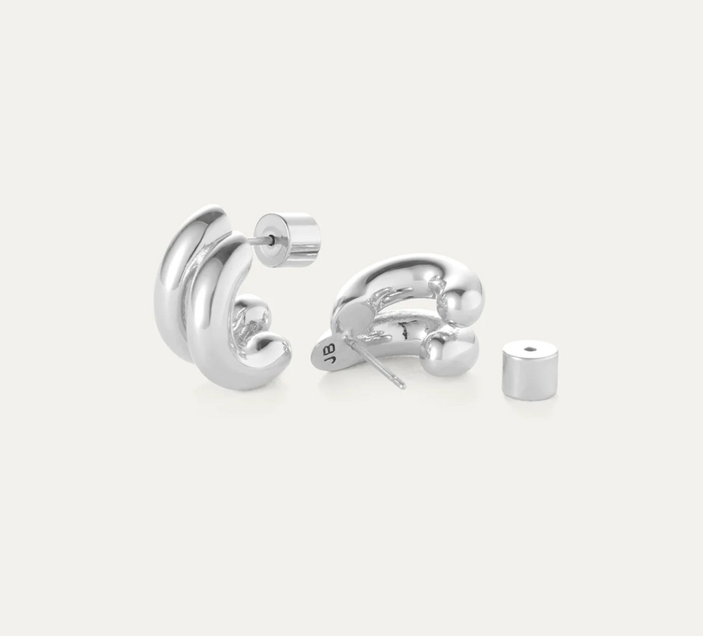 MINI FLORENCE EARRINGS - GOLD AND SILVER