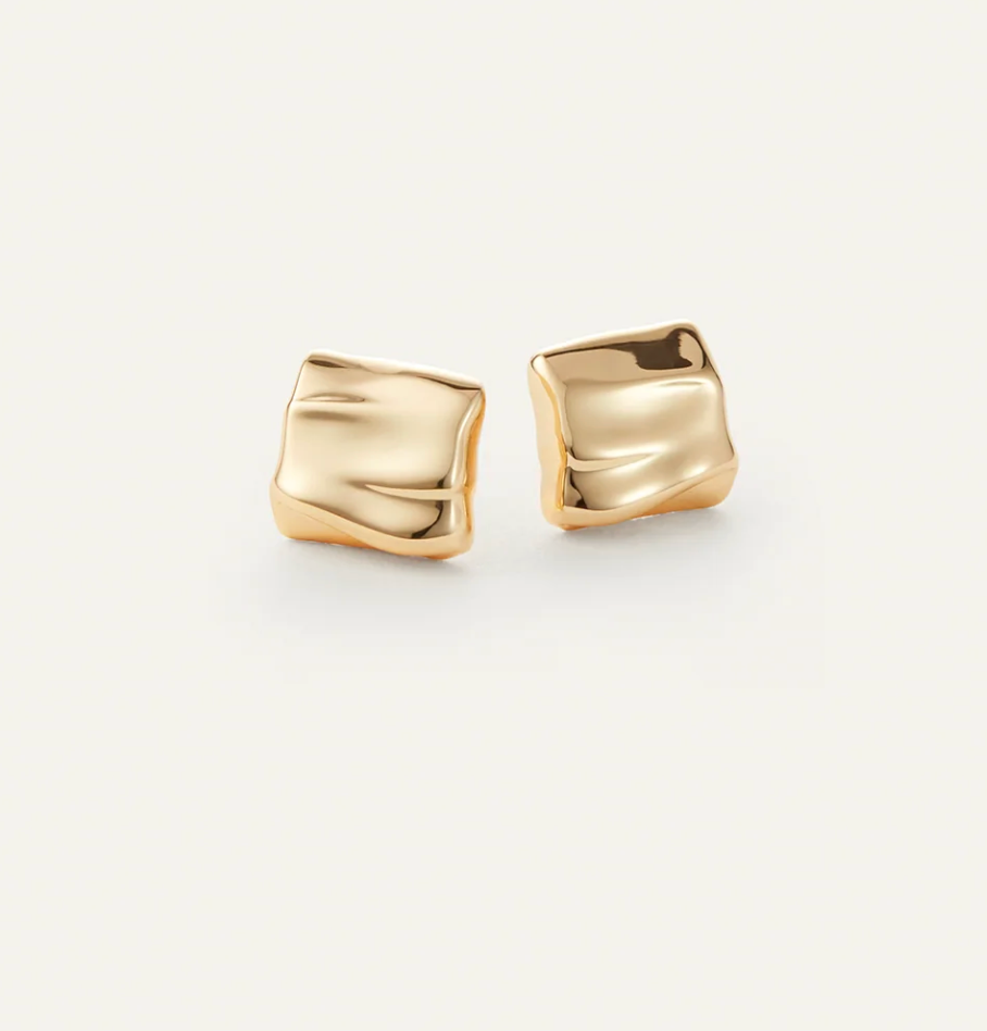 MINI SUNDRA EARRINGS - GOLD AND SILVER