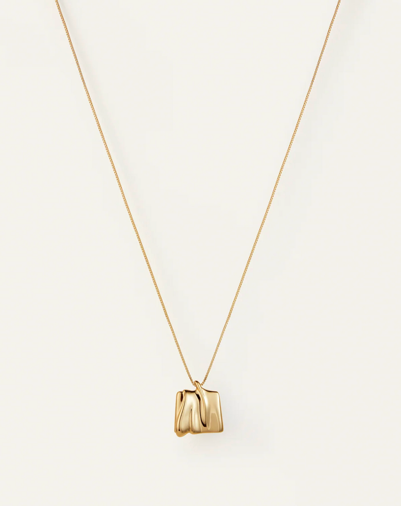 SMALL SUNDRA PENDANT NECKLACE - GOLD OR SILVER